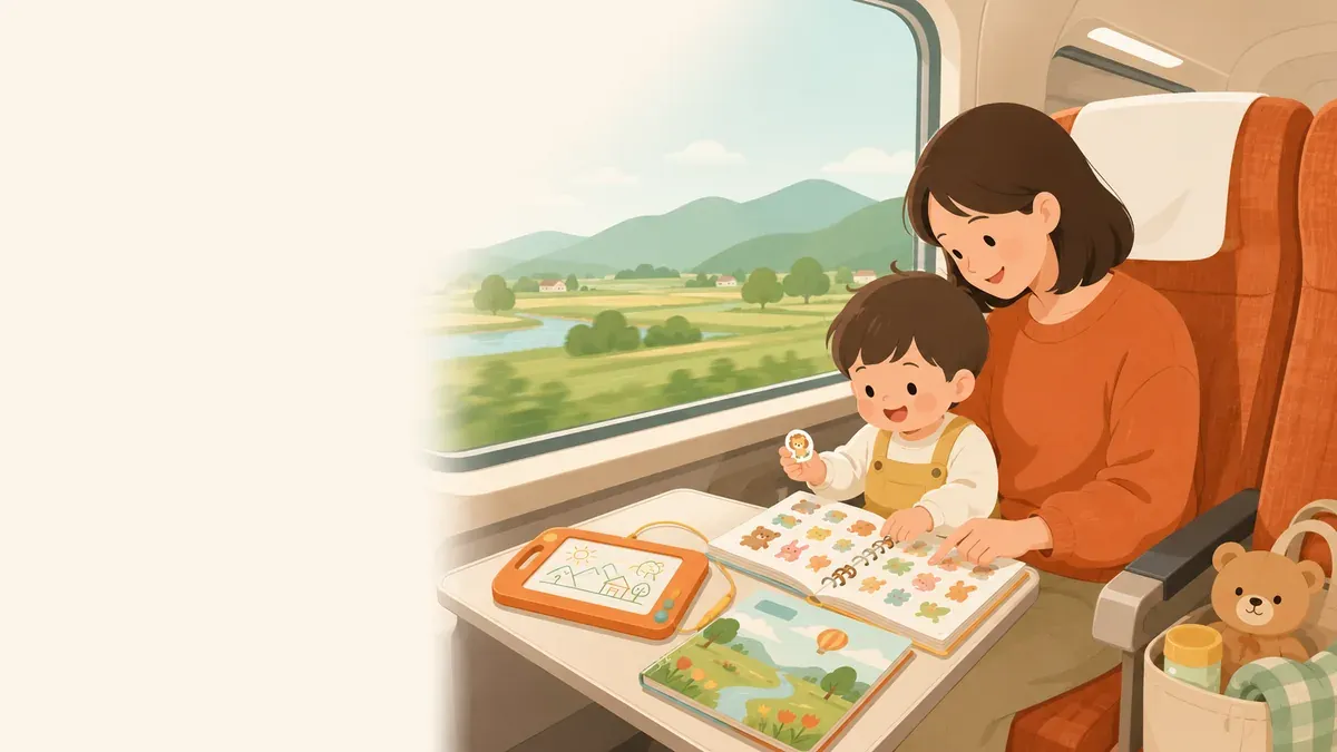 新幹線の子供の暇つぶし｜年齢別グッズ早見表と音対策【2026】